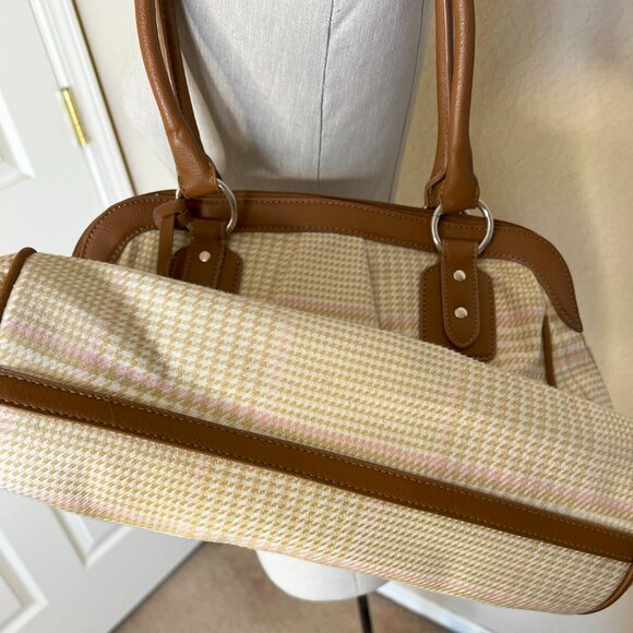 ✨ Closet Refresh - Chaps Houndstooth Shoulder Bag Purse - Picture 7 of 7